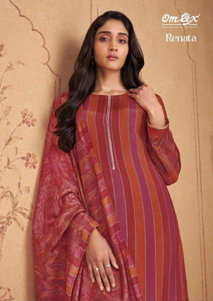 Omtex Renata Muslin Silk Digital Printed Dress Material