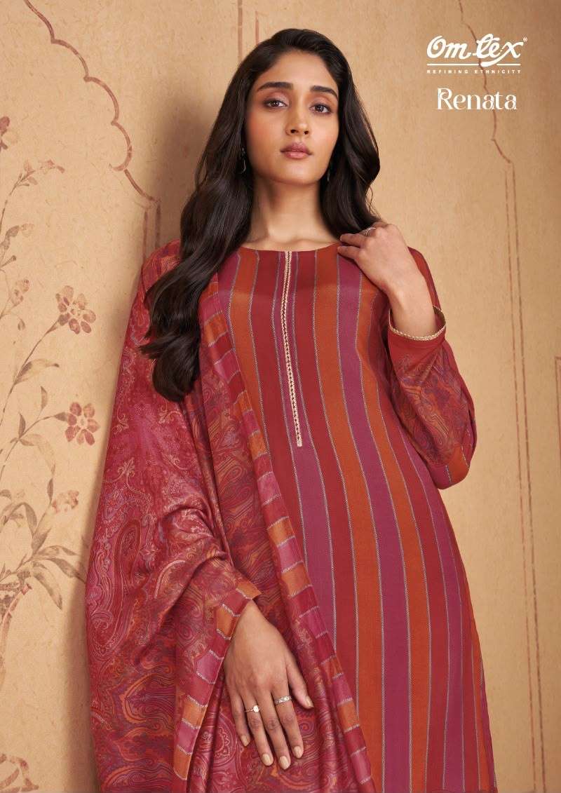 Omtex Renata Muslin Silk Digital Printed Dress Material
