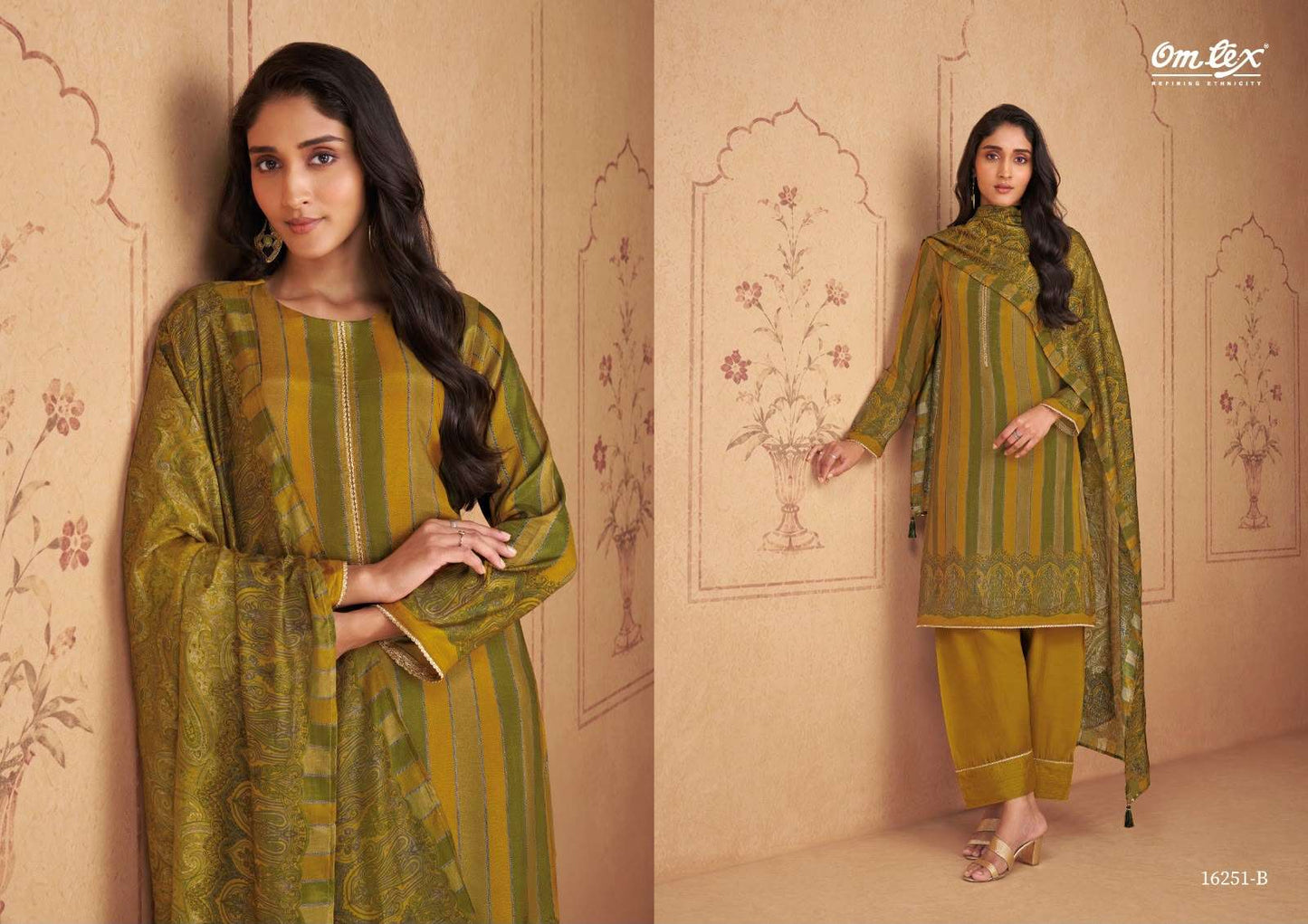 Omtex Renata Muslin Silk Digital Printed Dress Material