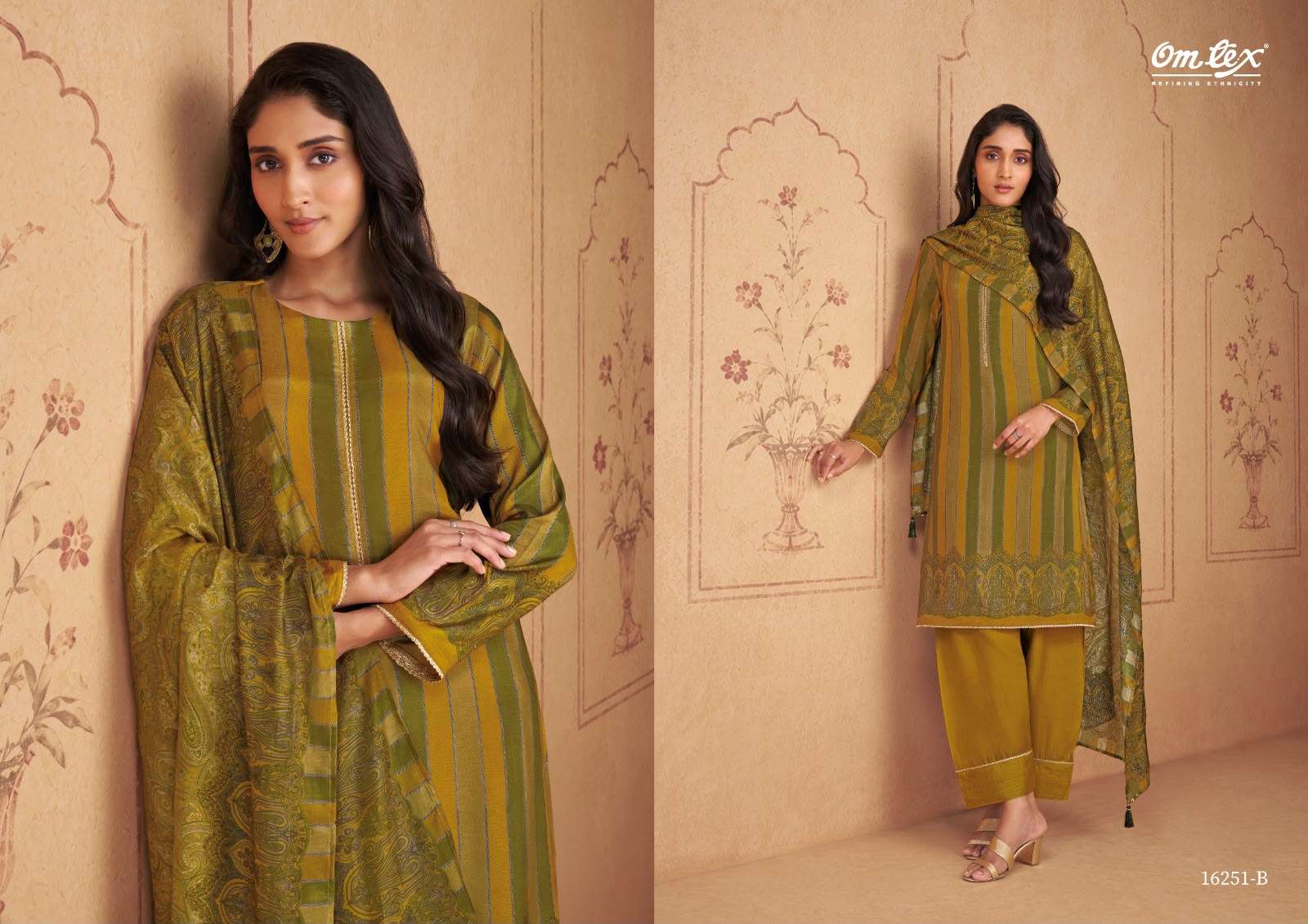 Omtex Renata Muslin Silk Digital Printed Dress Material