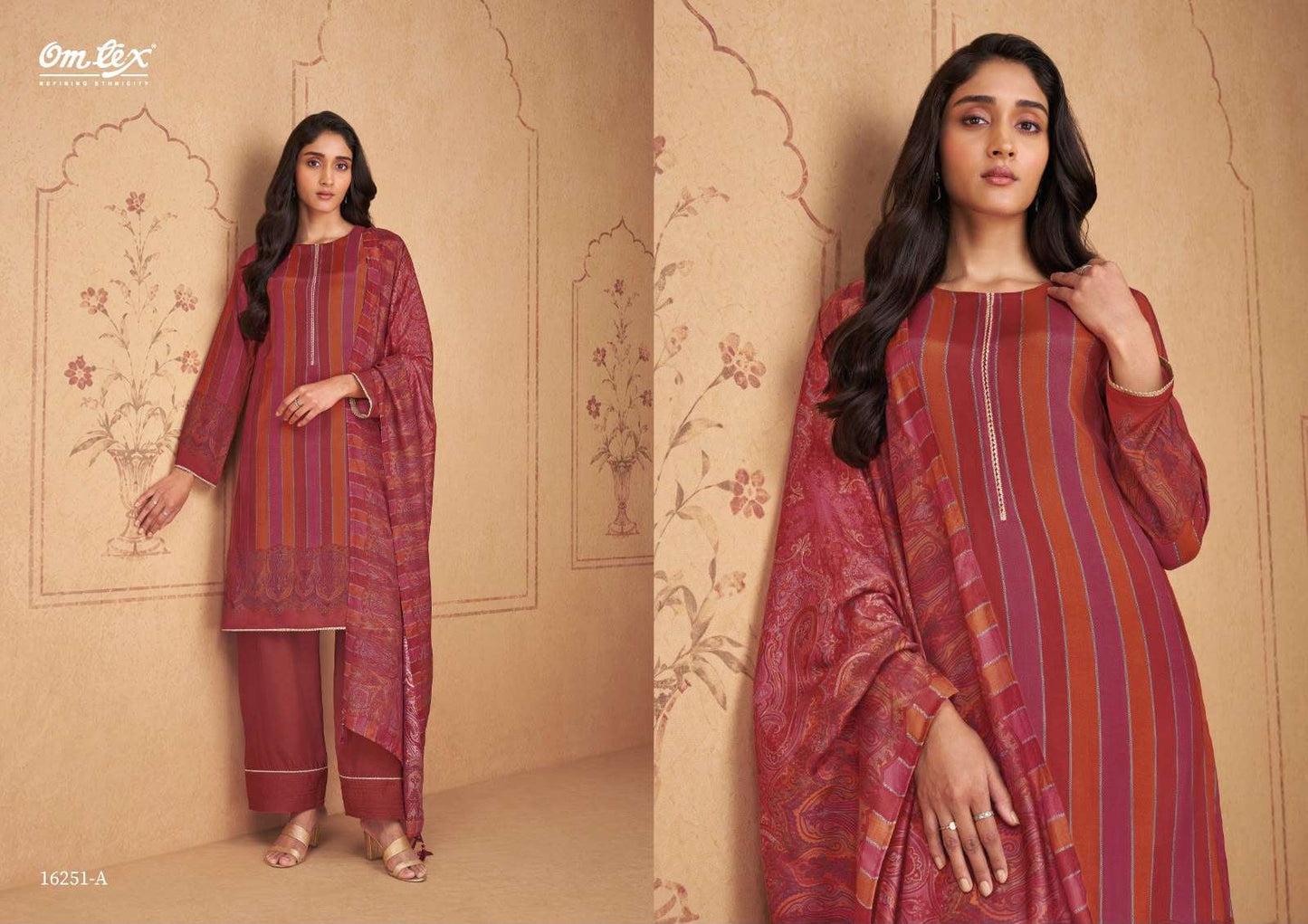 Omtex Renata Muslin Silk Digital Printed Dress Material