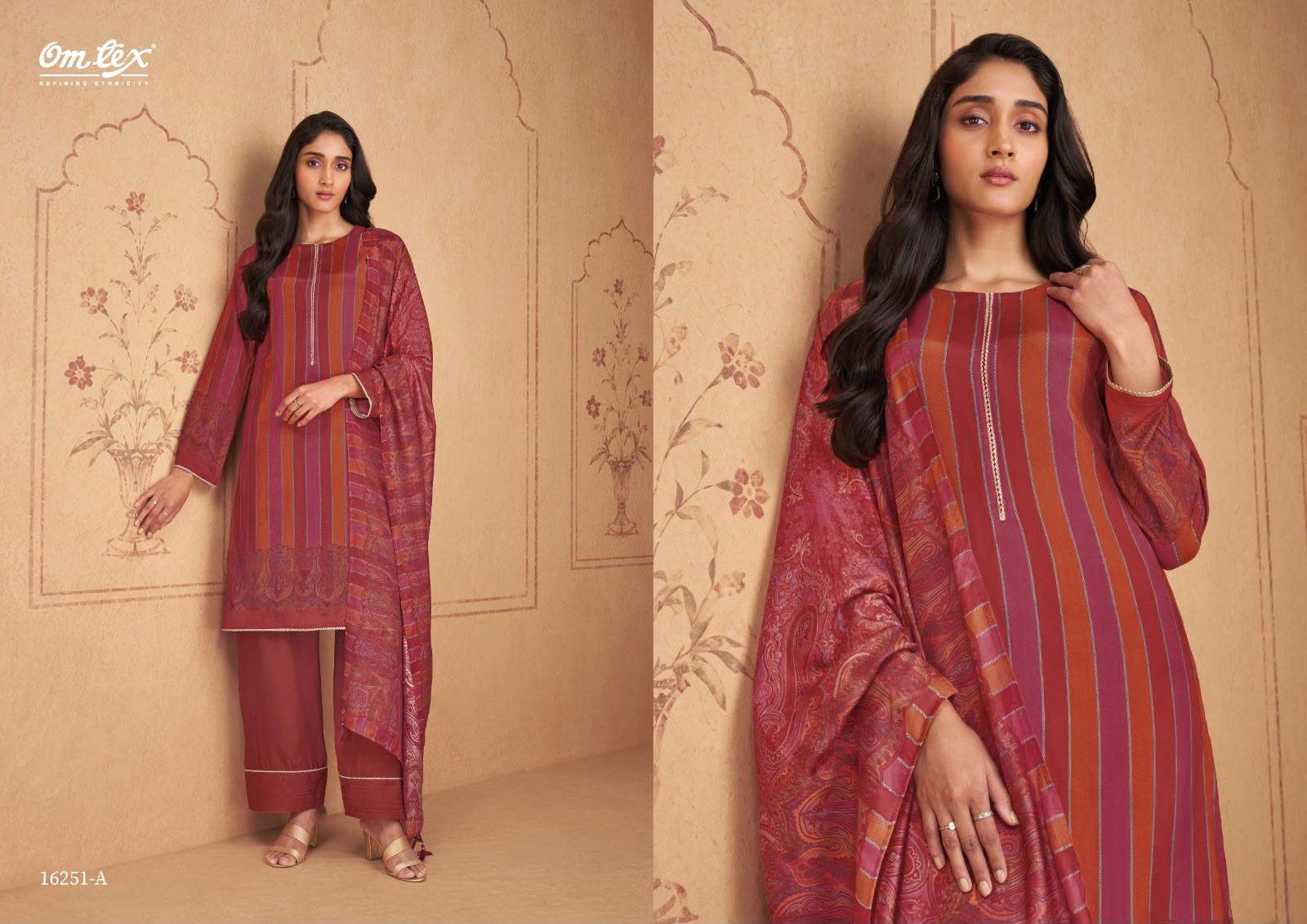 Omtex Renata Muslin Silk Digital Printed Dress Material