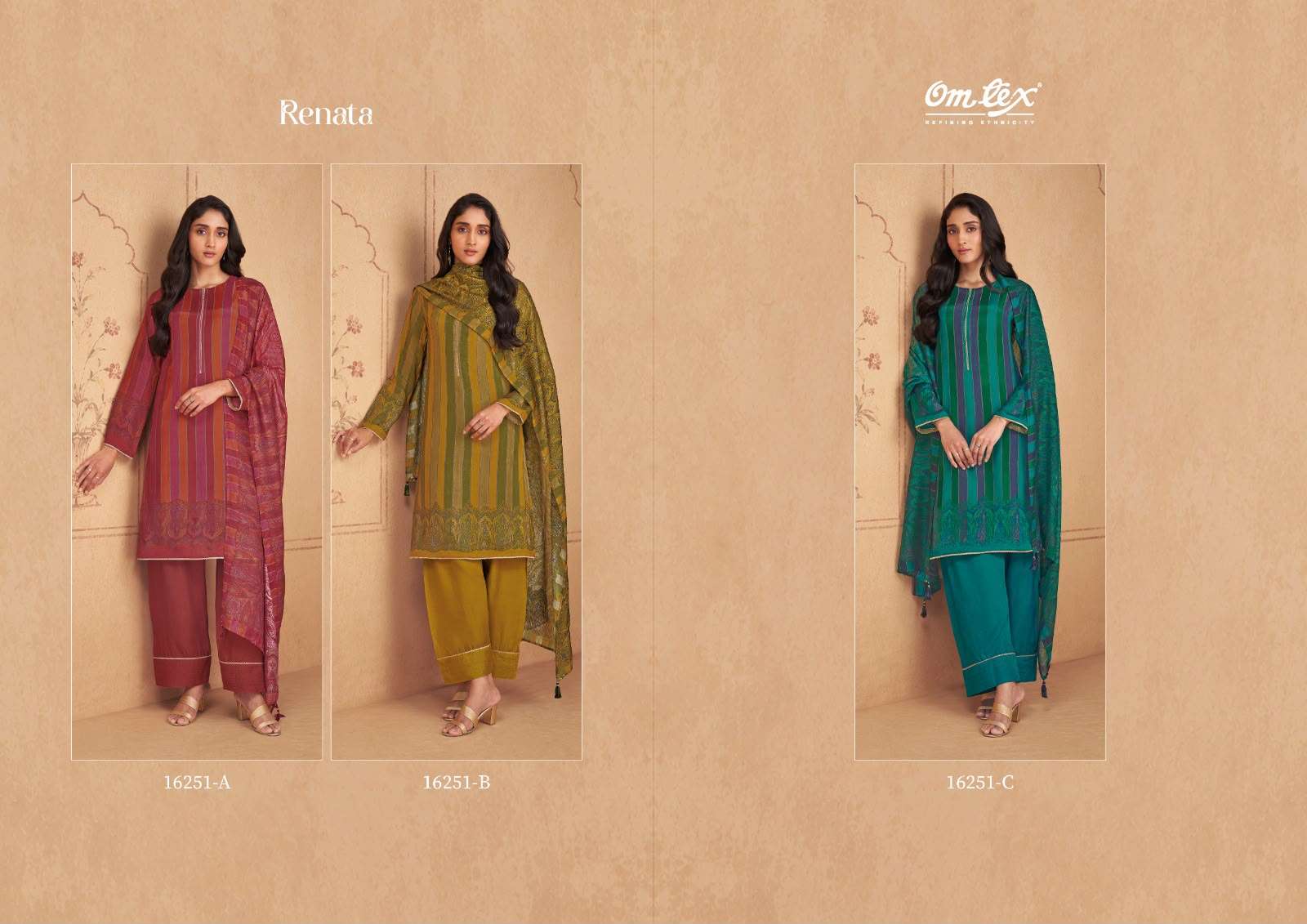 Omtex Renata Muslin Silk Digital Printed Dress Material