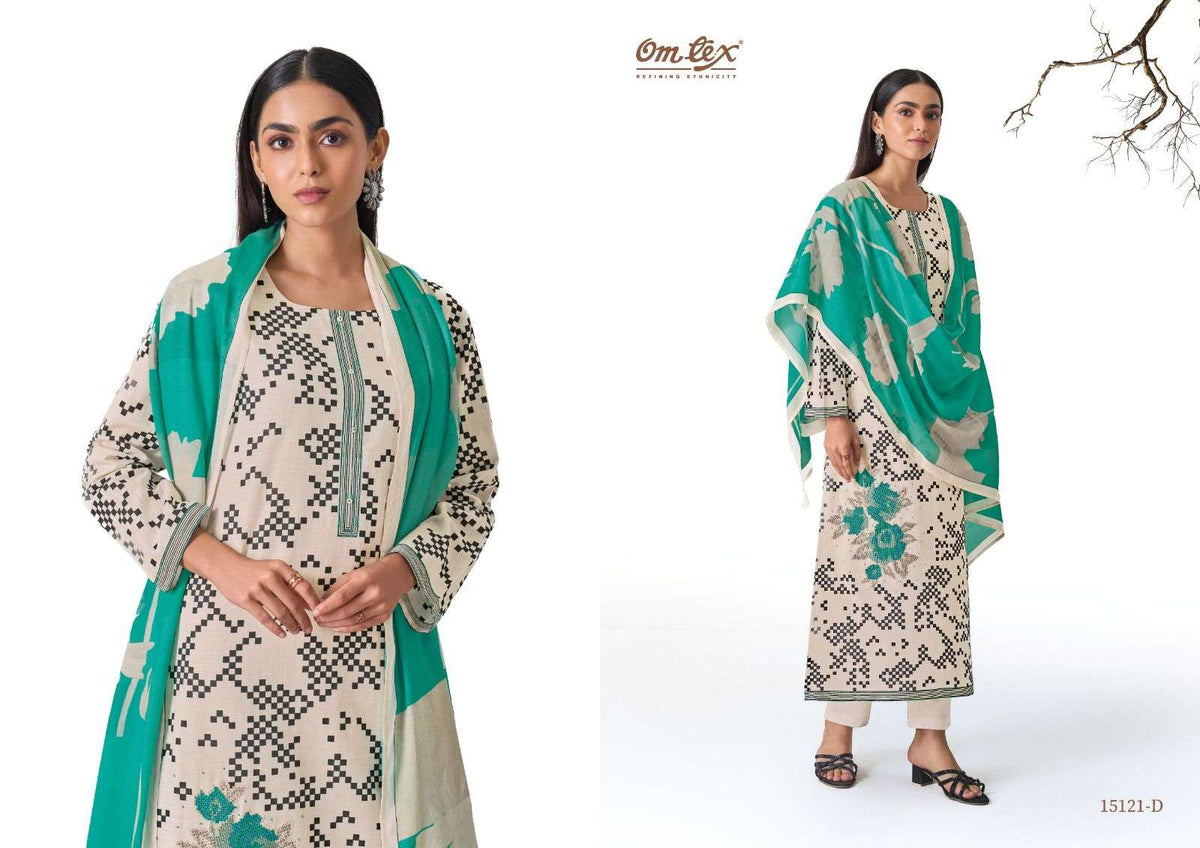 Omtex Rivana Cotton Salwar Suit Set - Amrah Wholesale