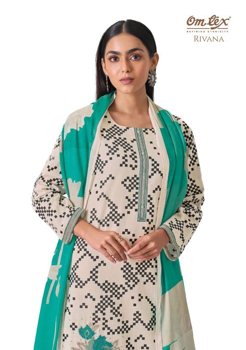 Omtex Rivana Cotton Salwar Suit Set - Amrah Wholesale