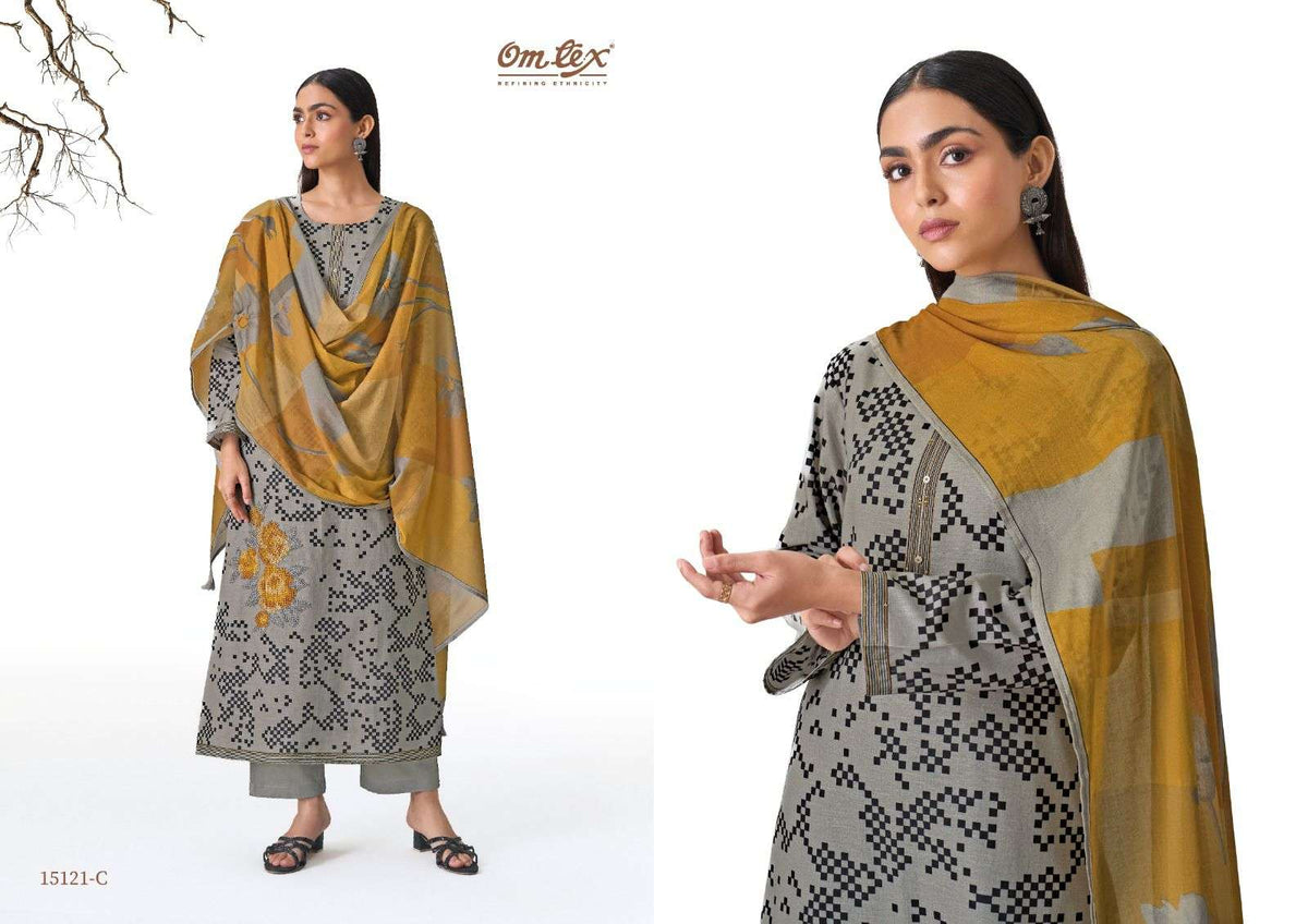 Omtex Rivana Cotton Salwar Suit Set - Amrah Wholesale