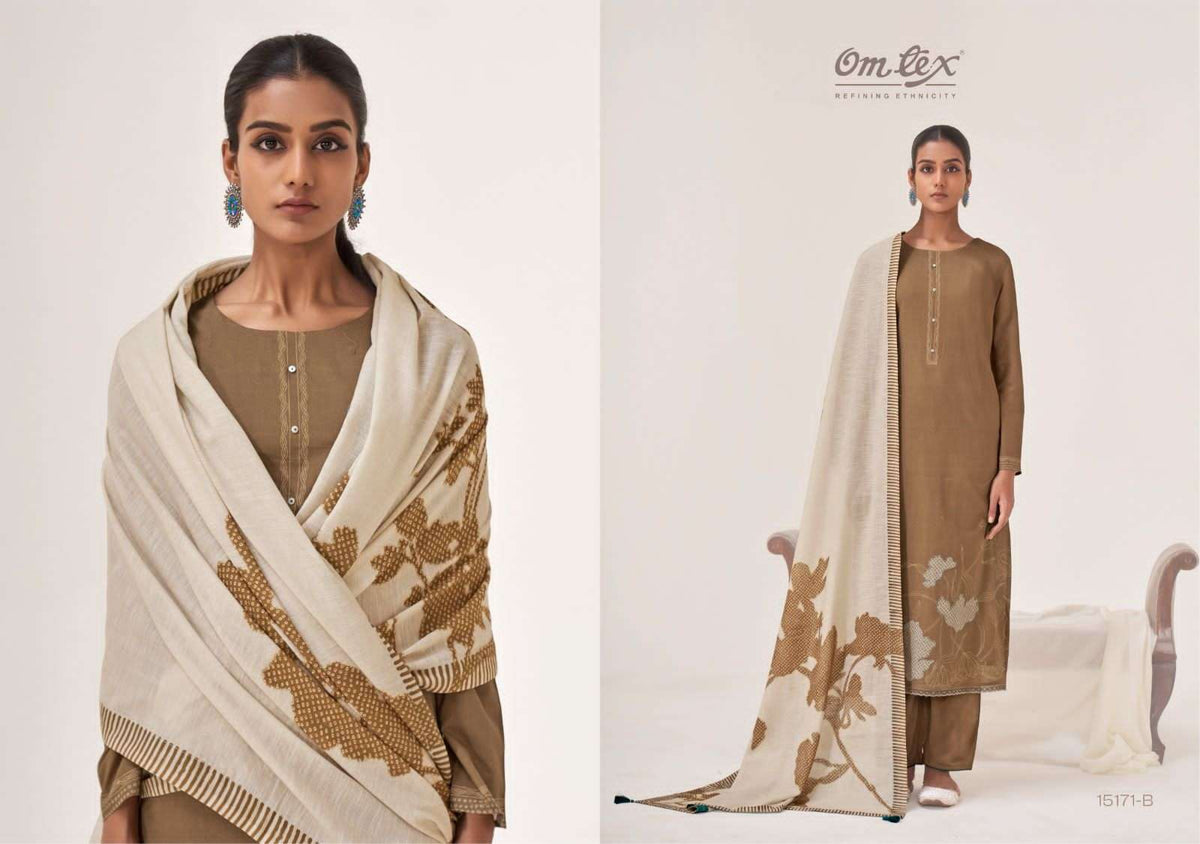 Omtex Sahitya Cotton Suit Wholesale Catalogue - Amrah Wholesale
