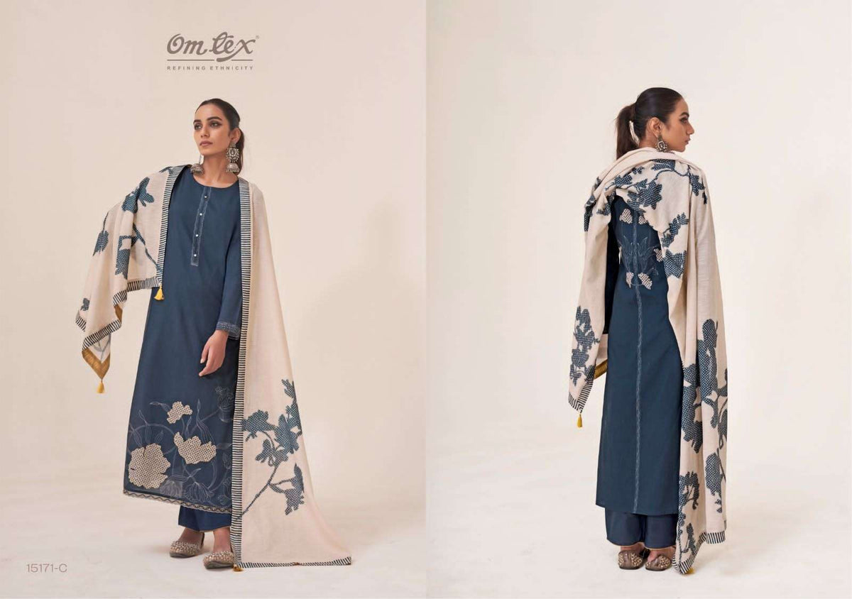 Omtex Sahitya Cotton Suit Wholesale Catalogue - Amrah Wholesale