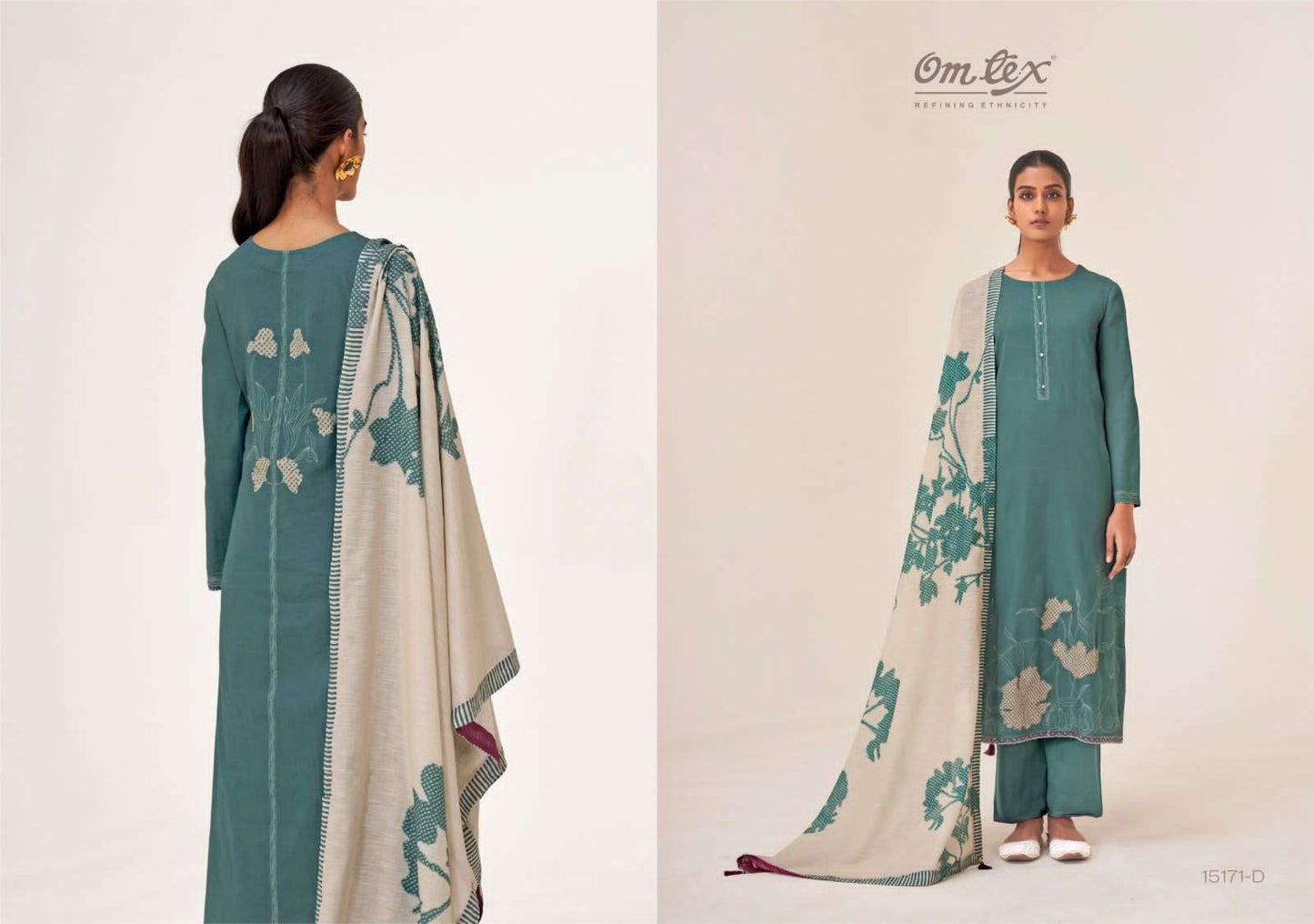 Omtex Sahitya Cotton Suit Wholesale Catalogue - Amrah Wholesale