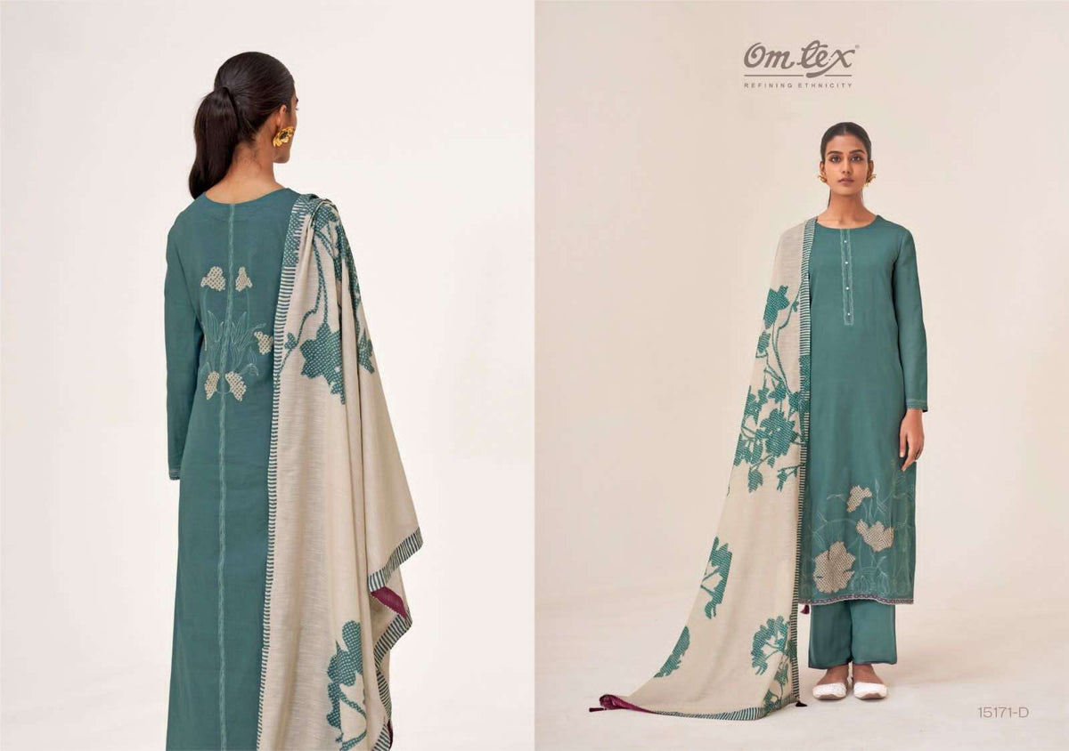 Omtex Sahitya Cotton Suit Wholesale Catalogue - Amrah Wholesale