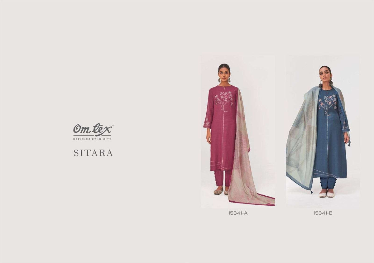 Omtex Sitara Dress Material - Amrah Wholesale