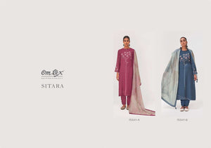 Omtex Sitara Dress Material - Amrah Wholesale