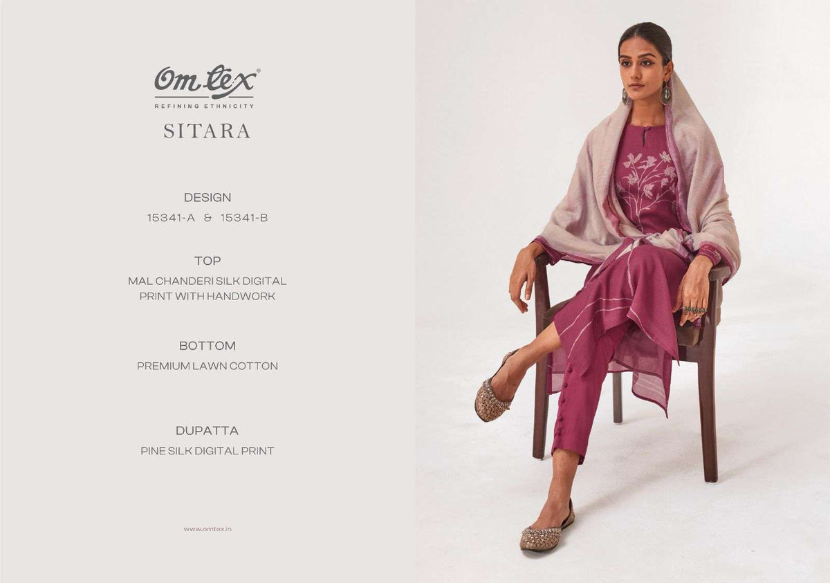 Omtex Sitara Dress Material - Amrah Wholesale