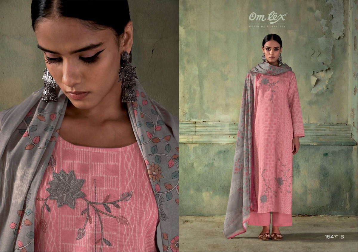 Omtex Sohni Lawn Cotton Dress Material - Amrah Wholesale