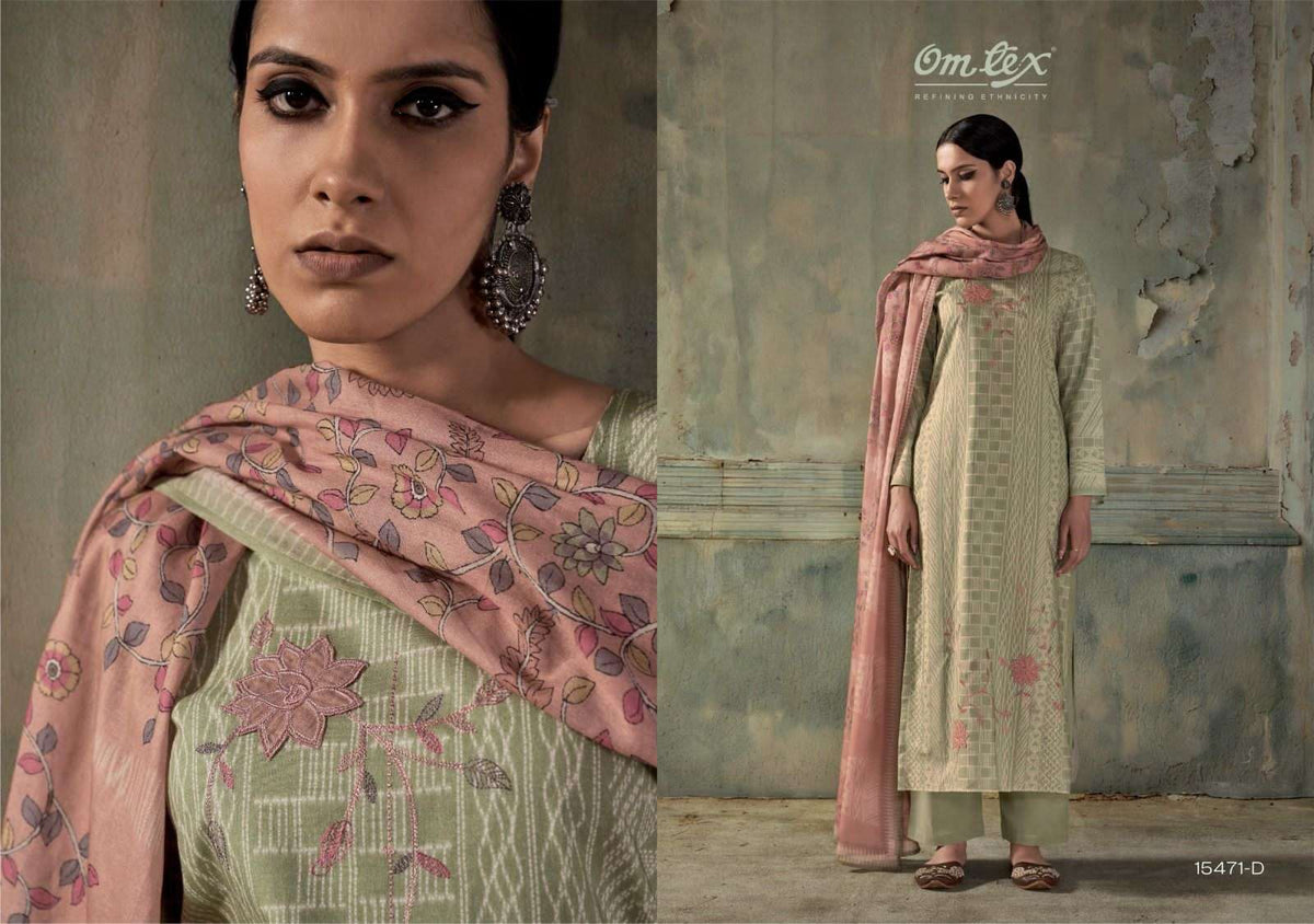 Omtex Sohni Lawn Cotton Dress Material - Amrah Wholesale