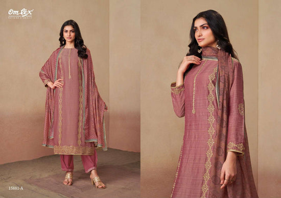 Omtex Tulika Pure Tusser Silk Dress Material