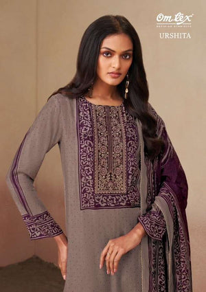 Omtex Urshita Premium Muslin Digital Print Dress Material