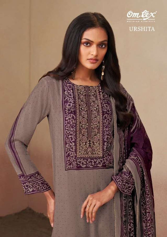 Omtex Urshita Premium Muslin Digital Print Dress Material