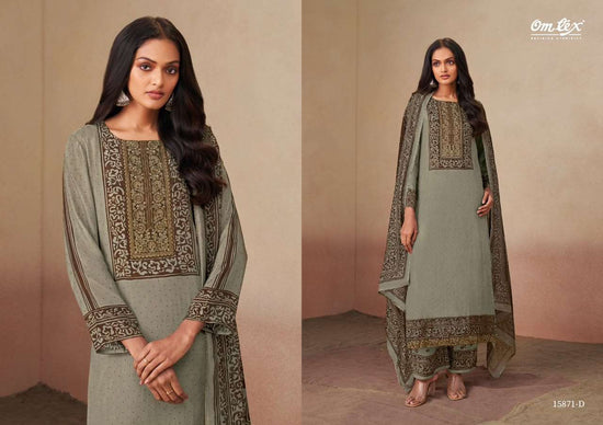 Omtex Urshita Premium Muslin Digital Print Dress Material