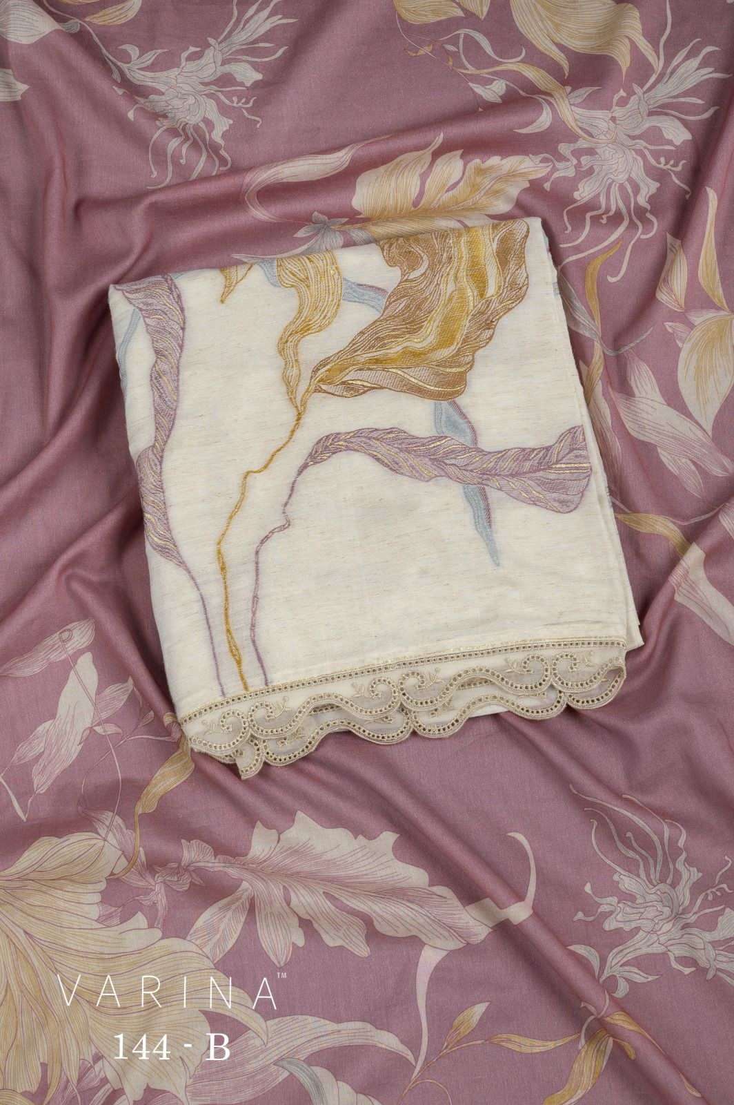 Omtex Varina D 144 Irish Jacquard Dress Material