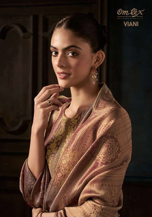 Omtex Viani Giraffe Silk Jacquard Party Wear Dress Material