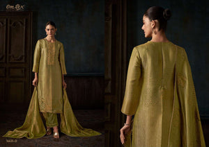Omtex Viani Giraffe Silk Jacquard Party Wear Dress Material