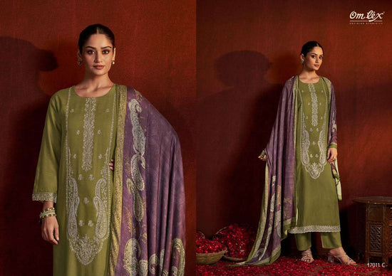 Omtex Winslet Pure Pashmina Dress Material
