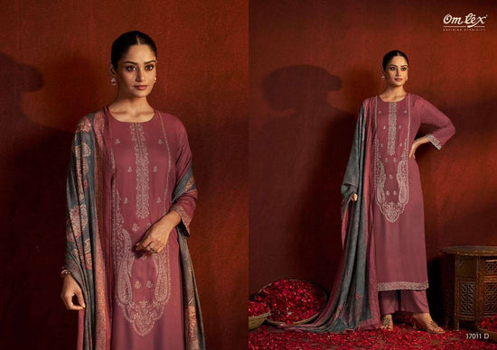 Omtex Winslet Pure Pashmina Dress Material