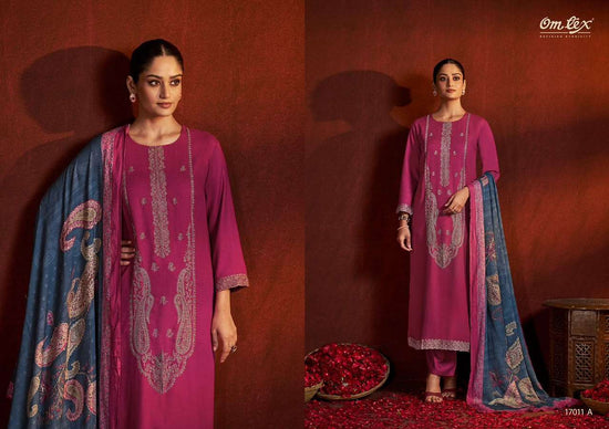 Omtex Winslet Pure Pashmina Dress Material