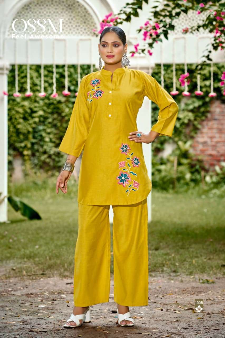 OSSM Glamour Vol - 02 Pure Silk Co - Ord Set - Amrah Wholesale