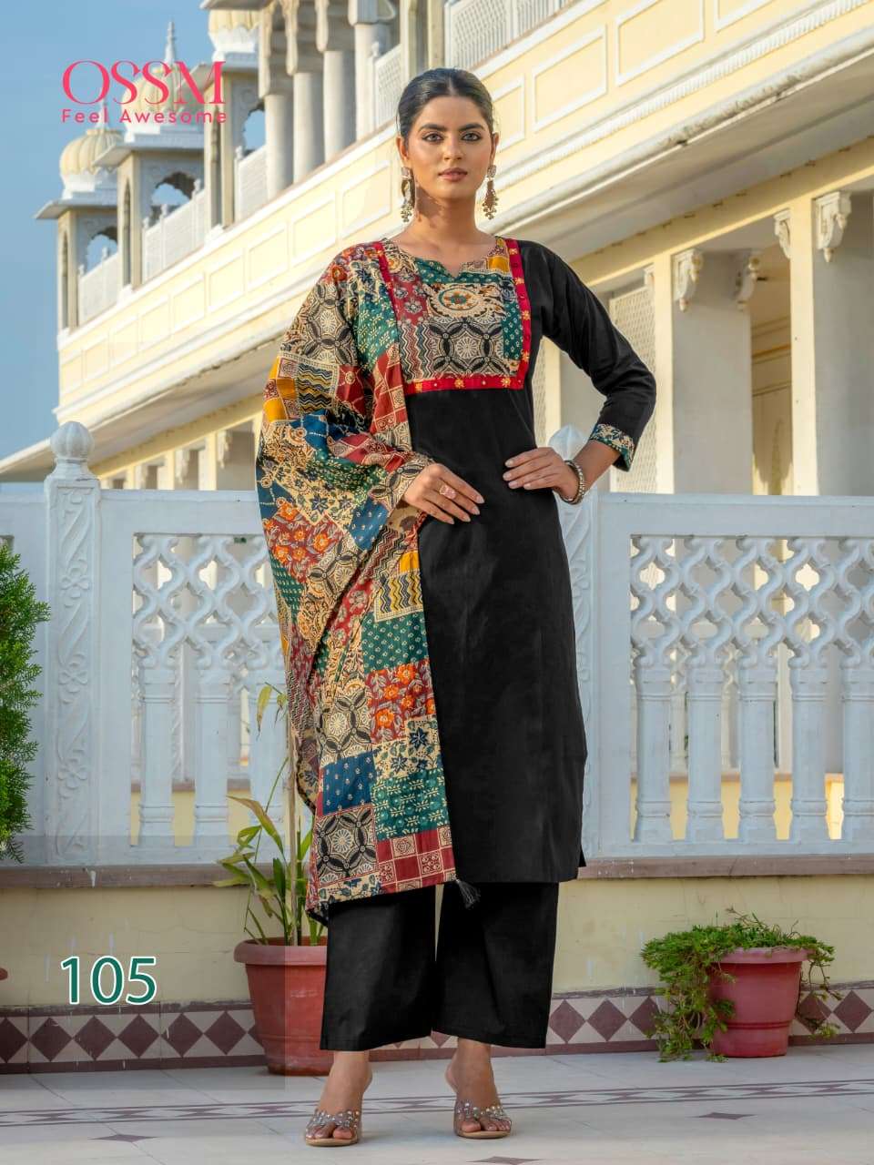 Ossm Mahek Vol 2 Cotton 3 Piece Salwar Suit Set - Amrah Wholesale