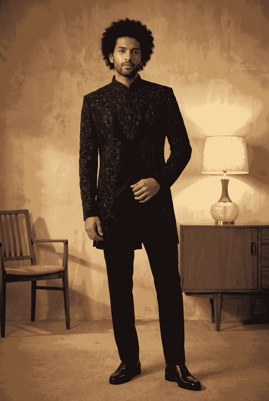 OUTLUK Wedding Vol-144 Armani Embroidered Kurta Set - Amrah Wholesale