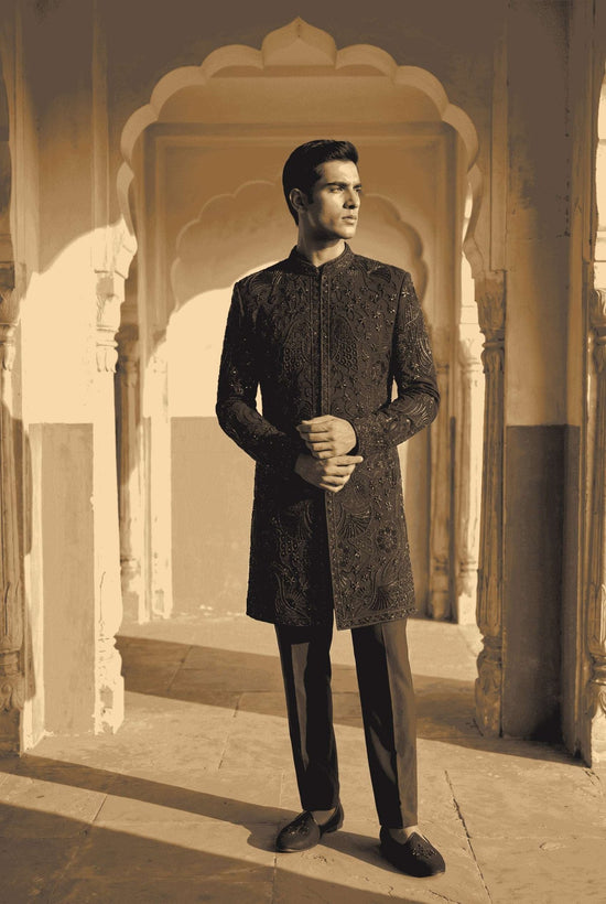 OUTLUK Wedding Vol-144 Armani Embroidered Kurta Set - Amrah Wholesale