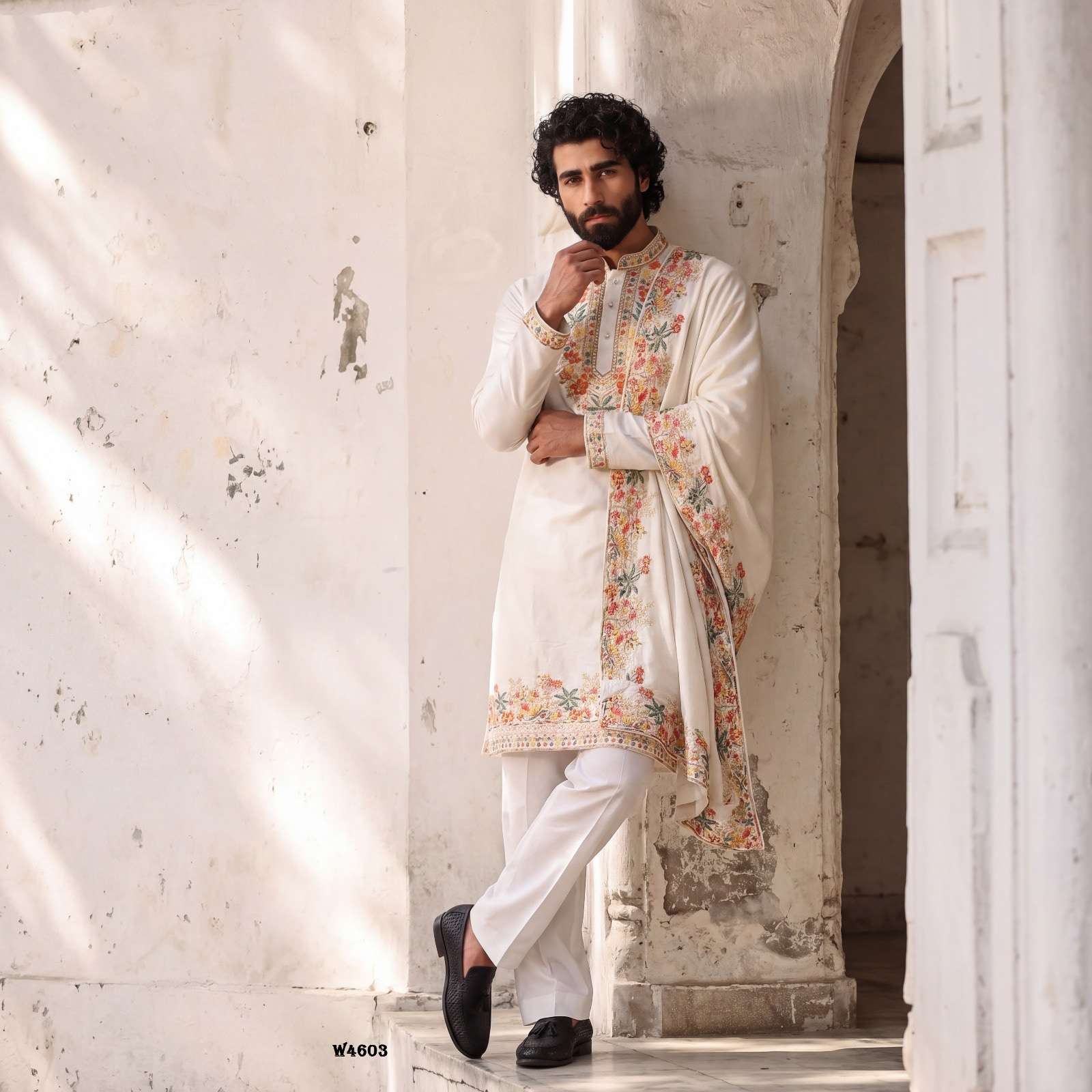 OUTLUK WEDDING VOL-46 Silk Embroidered Men's Kurta Set