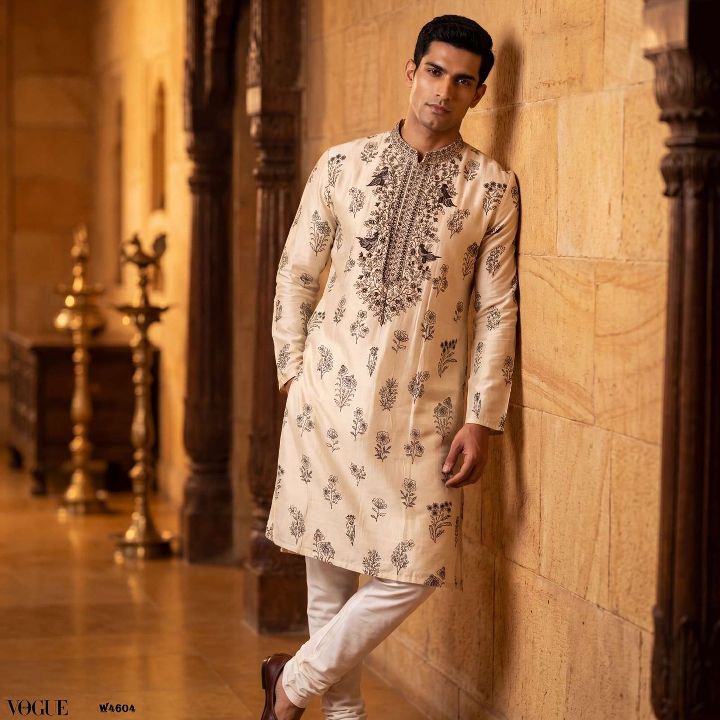 OUTLUK WEDDING VOL-46 Silk Embroidered Men's Kurta Set