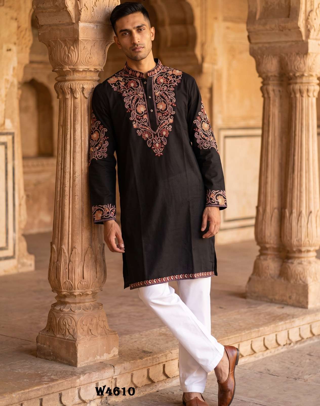 OUTLUK WEDDING VOL-46 Silk Embroidered Men's Kurta Set