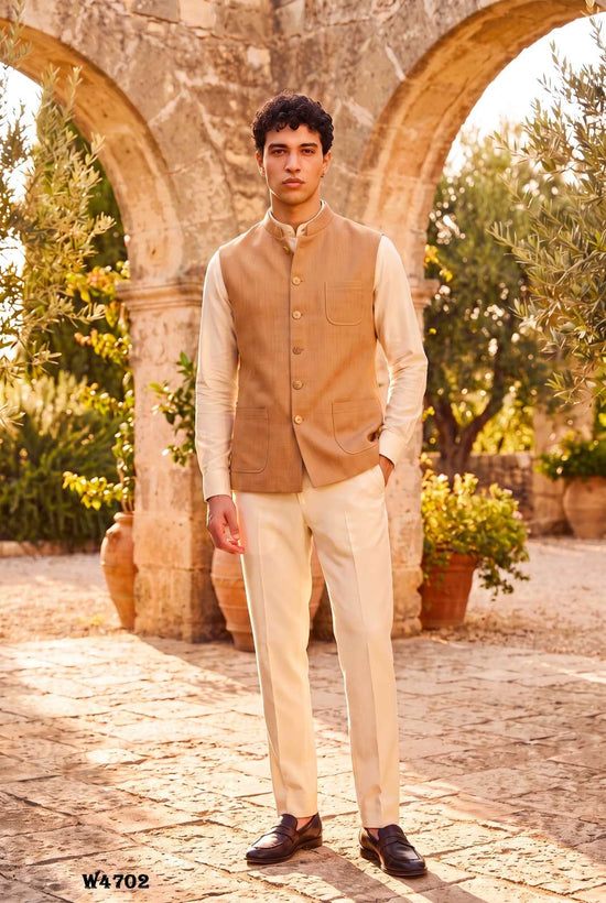Outluk Wedding Vol-47 W-4701 To W-4707 Series Jute Premium Fabric Men Blazer - Amrah Wholesale
