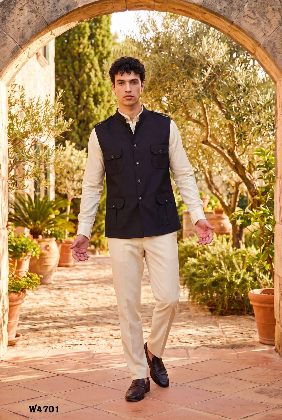 Outluk Wedding Vol-47 W-4701 To W-4707 Series Jute Premium Fabric Men Blazer - Amrah Wholesale