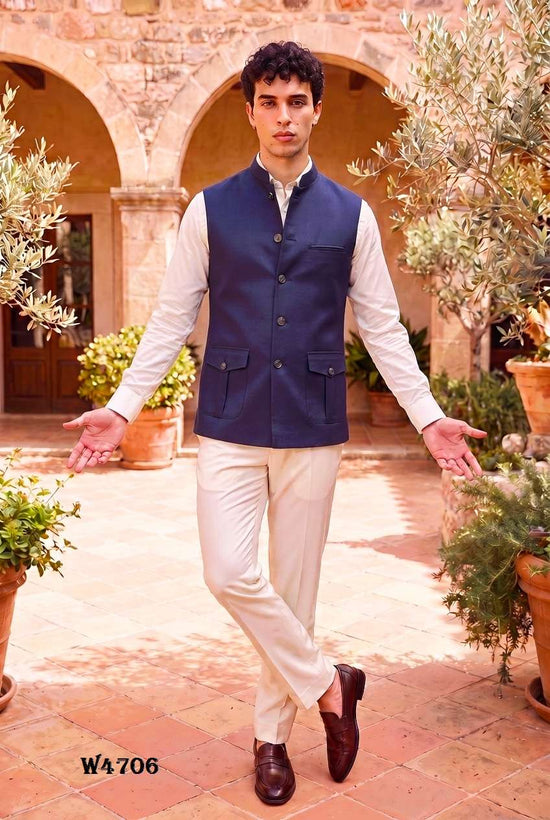 Outluk Wedding Vol-47 W-4701 To W-4707 Series Jute Premium Fabric Men Blazer - Amrah Wholesale