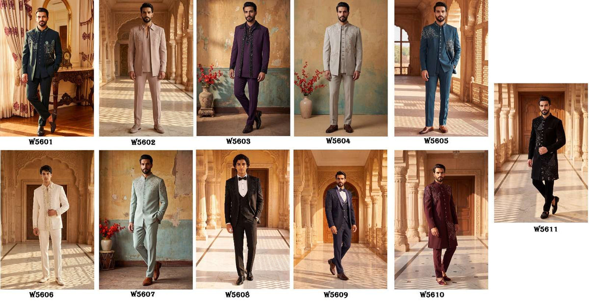 Outluk Wedding Vol-56 Lachaka Embroidered Men Suit