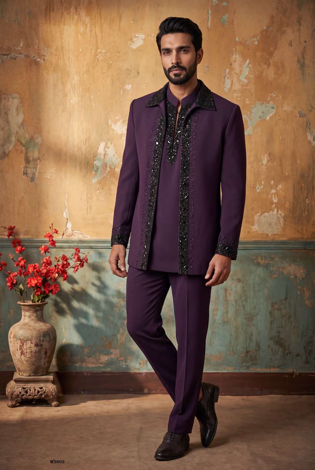Outluk Wedding Vol-56 Lachaka Embroidered Men Suit