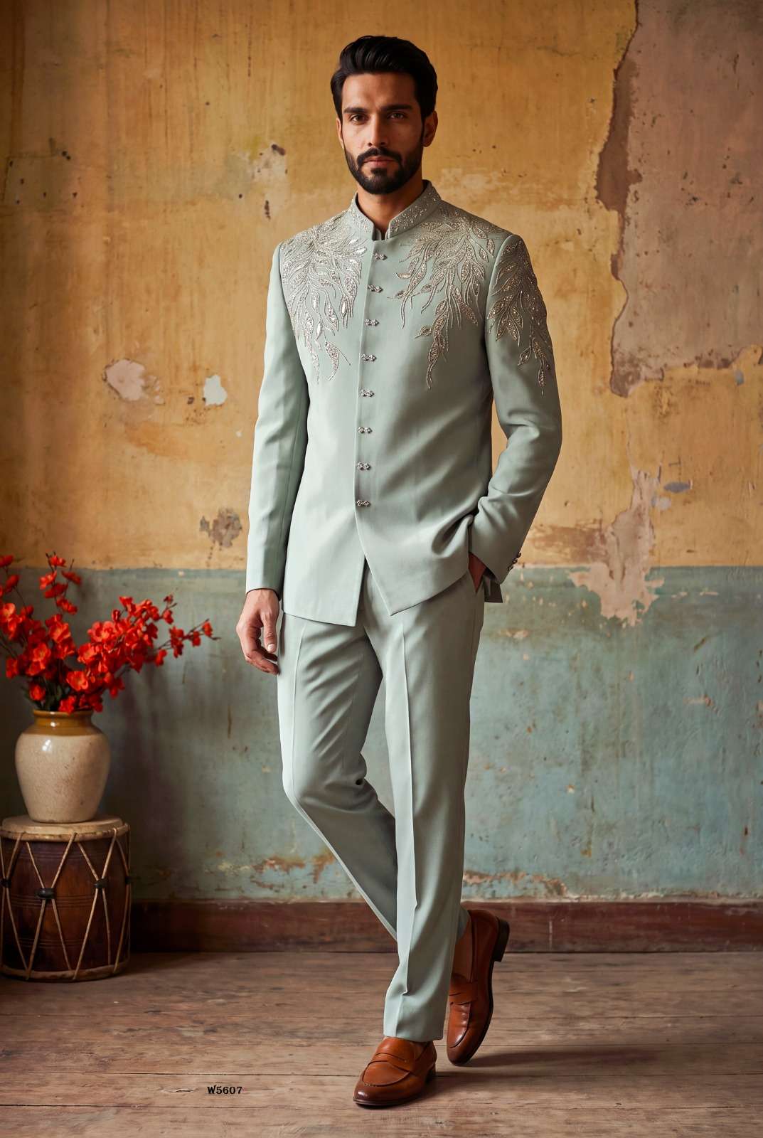 Outluk Wedding Vol-56 Lachaka Embroidered Men Suit