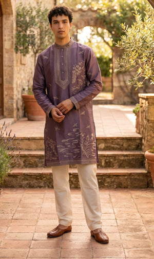 Outluk Wedding Vol-57 Silk Ready To Wear Men Kurta