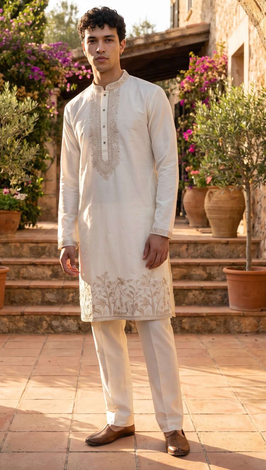 Outluk Wedding Vol-57 Silk Ready To Wear Men Kurta