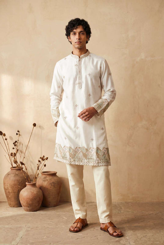 Outluk Wedding Vol-57 Silk Ready To Wear Men Kurta