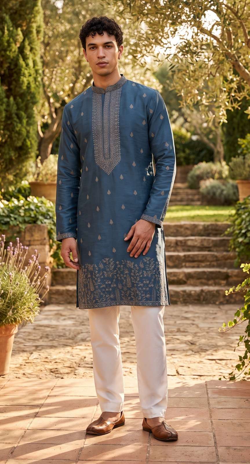 Outluk Wedding Vol-57 Silk Ready To Wear Men Kurta
