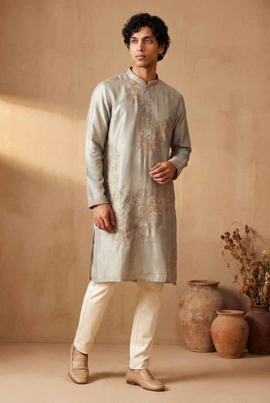Outluk Wedding Vol-57 Silk Ready To Wear Men Kurta