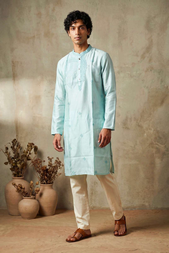Outluk Wedding Vol-57 Silk Ready To Wear Men Kurta