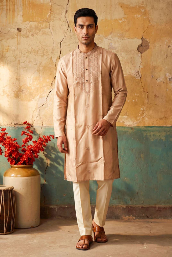 Outluk Wedding Vol-57 Silk Ready To Wear Men Kurta