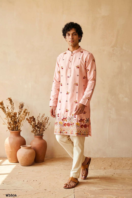 OUTLUK WEDDING VOL-58 Silk Embroidered Mens Kurta